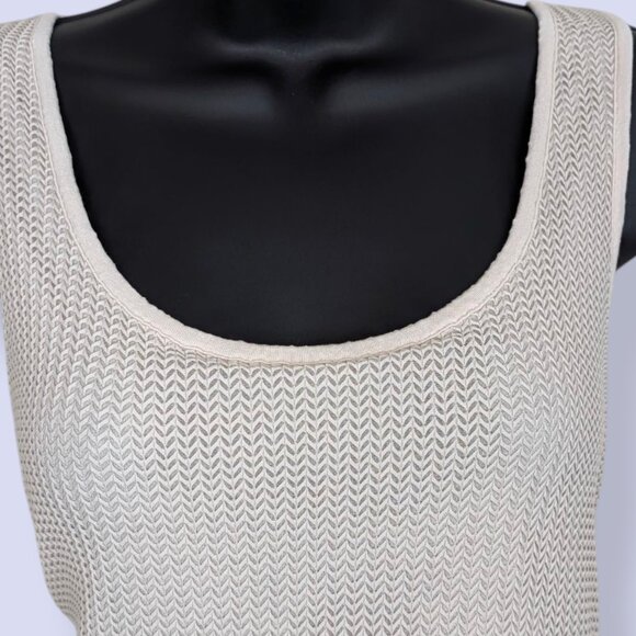 Banana Republic Heritage Herringbone Cut Out Top - Picture 2 of 6